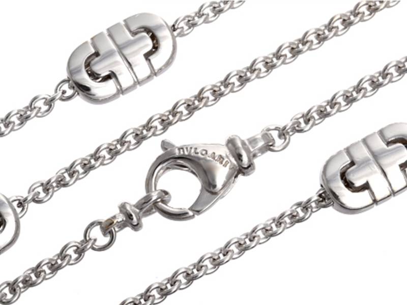 LONG NECKLACE IN WHITE GOLD PARENTESI BULGARI CL853315